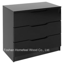Fashion Simply Painting Bedroom 3 Drawer Chest Dresser (HC32)